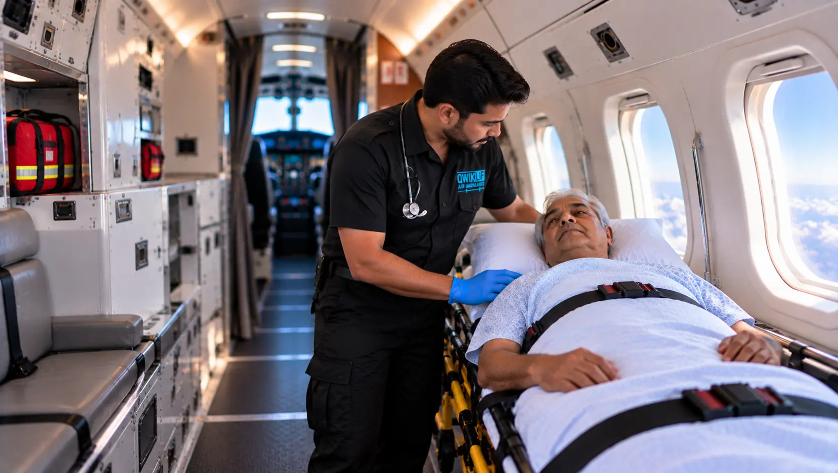 Air Ambulance for Elderly Patients