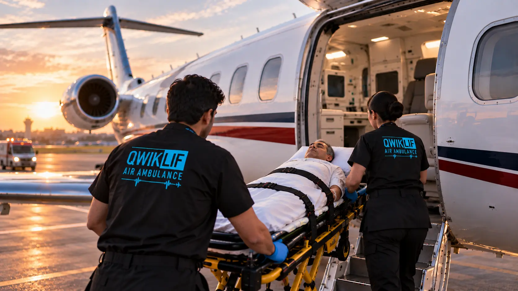 Air Ambulance for Stroke Patients: Safe and Medically Supervised Patient Transfer