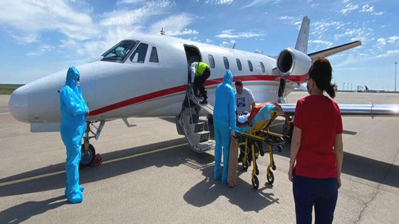 Air Ambulance Transfer from Doha to Delhi