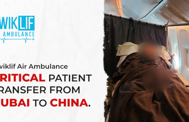 Air Ambulance service from dubai to china