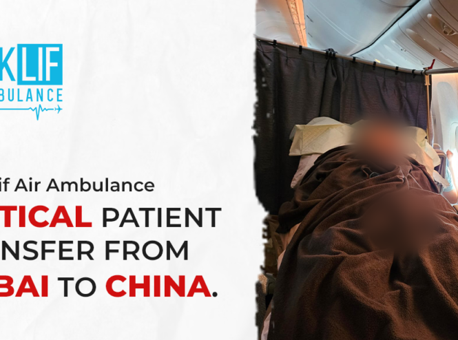 Air Ambulance service from dubai to china